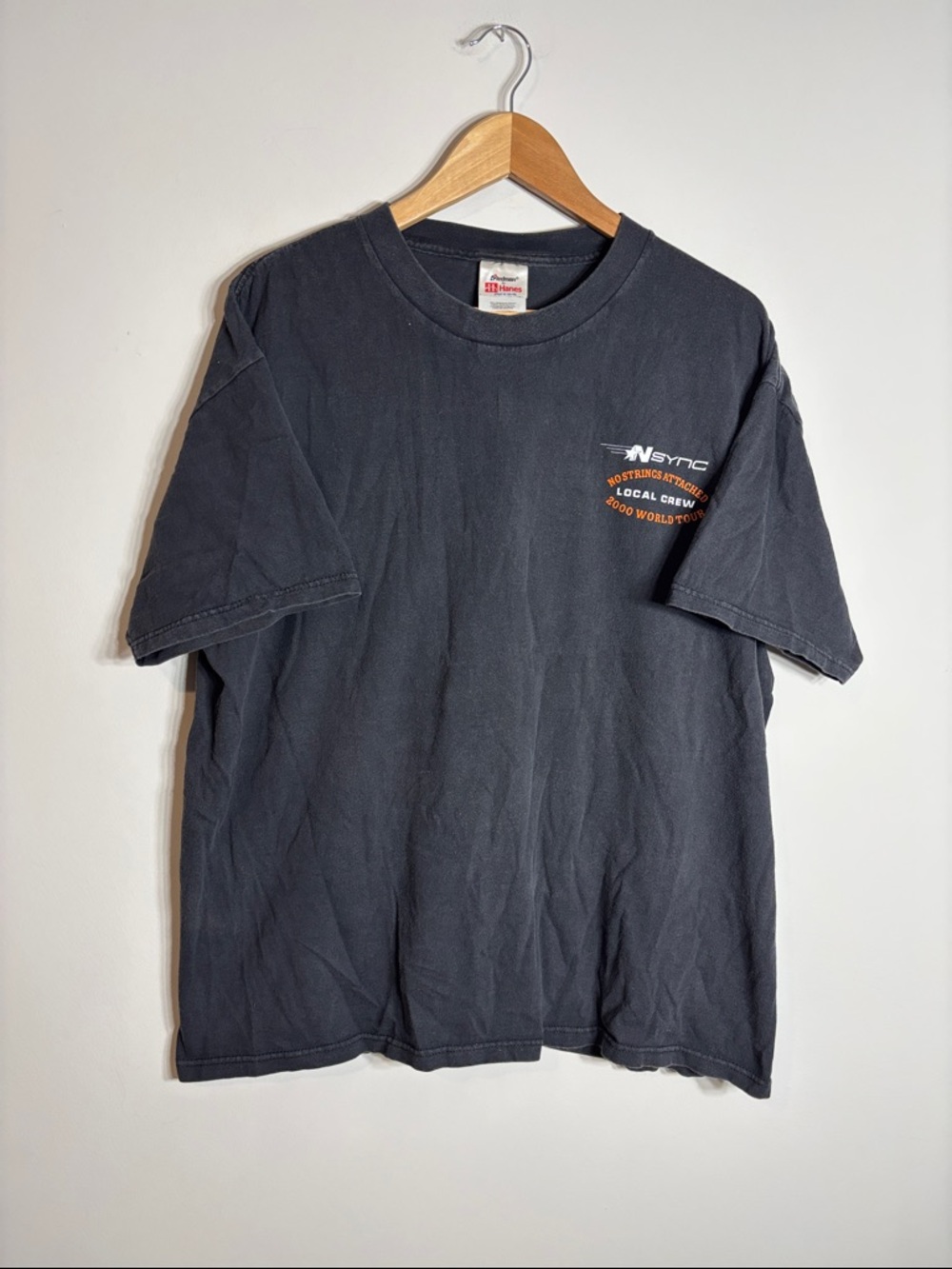 Vintage *NSYNC 2000 No Strings Attached Local Crew Band Tee XL